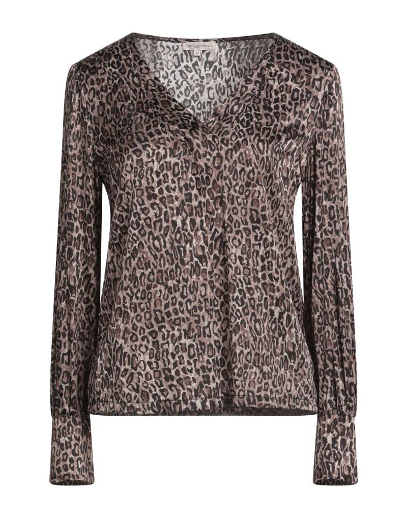 CAMICETTASNOB Top Damen Maulwurfsgrau von CAMICETTASNOB