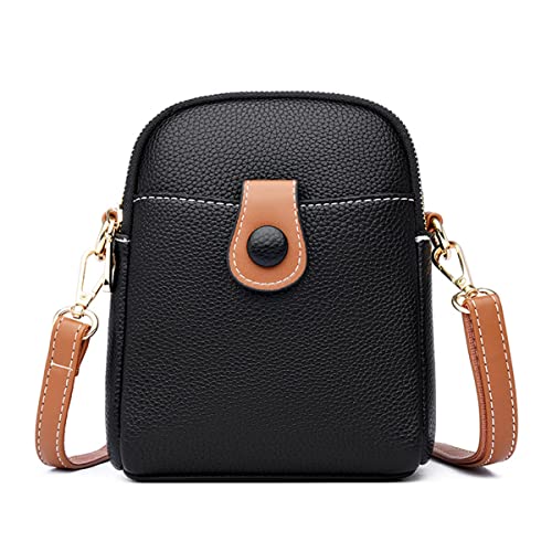 Damen Handy Umhängetasche Veganes Leder Damen Kleine Handy Crossbody Bag Damen Kunstleder Schultertasche Moderne Taschen Abnehmbar Schultergurt für tägliches Arbeiten Verabredungen Einkaufen von Camilife