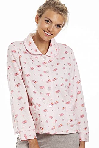 Camille Damen Blumenprint Mock Steppbettjacke 50-52 PINK von Camille