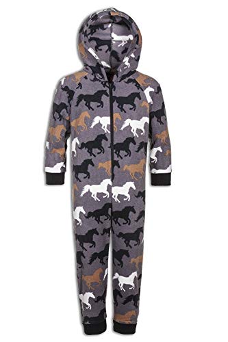 Camille Kinder Pferd Print Onesie Pyjama Sets 15-16 Years Grey Horse von Camille