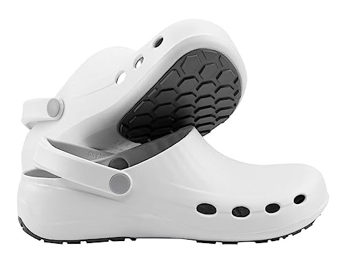 CAMMINARE walk a Mile PRIMA-Clog weiß, Ultraleichte Eva-Clogs mit Rutschfester Sohle. 215g/Schuh Klinik, Praxis, Pflege, Gastronomie (eu_Footwear_Size_System, Adult, Men, Numeric, medium, Numeric_46) von CAMMINARE walk a Mile