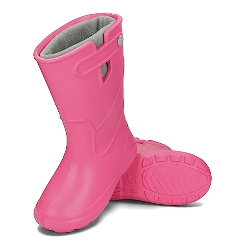 CAMMINARE walk a mile Kinder Unisex EVA Warme Regenstiefel mit Herausnehmbares Futter 30-37 EU (Rosa, eu_footwear_size_system, big_kid, numeric_range, medium, numeric_30, numeric_31) von CAMMINARE walk a mile