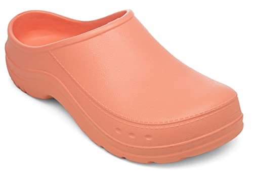 CAMMINARE walk a mile Unisex Eva Clogs Bequeme Leichte Gartenschuhe für Damen Herren 35-46 EU (Pfirsich, EU Schuhgrößensystem, Erwachsene, Numerisch, M, 37) von CAMMINARE walk a mile