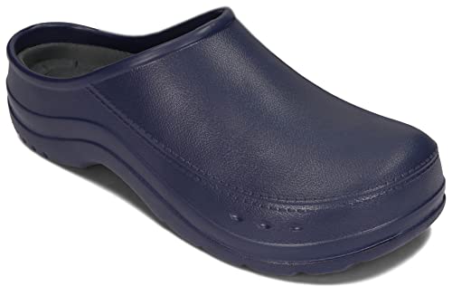 CAMMINARE walk a mile Unisex Eva Clogs Bequeme Leichte Gartenschuhe für Damen Herren 35-46 EU (Dunkelblau, EU Schuhgrößensystem, Erwachsene, Numerisch, M, 44) von CAMMINARE walk a mile