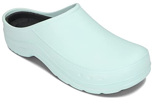 CAMMINARE walk a mile Unisex Eva Clogs Bequeme Leichte Gartenschuhe für Damen Herren 35-46 EU (Blau, EU Schuhgrößensystem, Erwachsene, Numerisch, M, 46) von CAMMINARE walk a mile