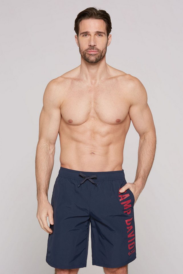CAMP DAVID Badeshorts mit Logo Schriftzug von CAMP DAVID