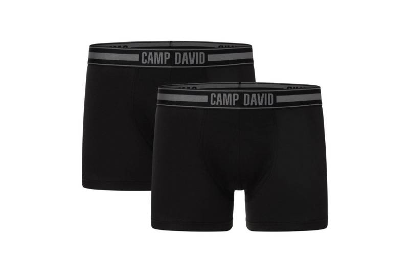 CAMP DAVID Boxer Herren Boxershort 2er Pack Baumwolle (Packung, 2er Pack) von CAMP DAVID