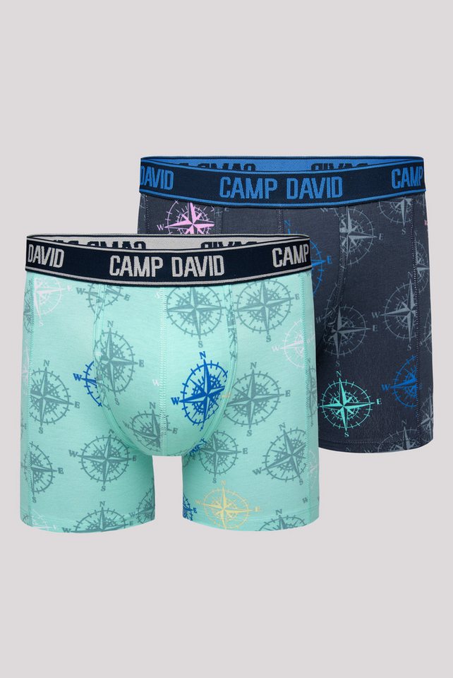 CAMP DAVID Boxershorts Set: (2-St) mit All Over Print von CAMP DAVID