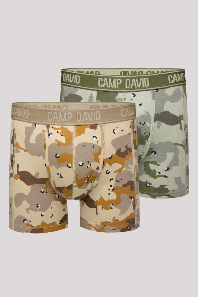 CAMP DAVID Boxershorts Set: (2-St) mit All Over Print von CAMP DAVID
