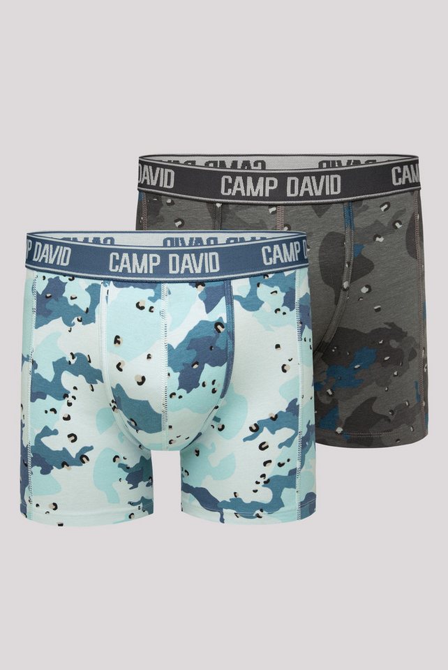 CAMP DAVID Boxershorts Set: (2-St) mit All Over Print von CAMP DAVID
