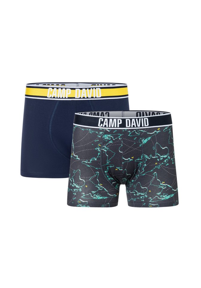 CAMP DAVID Boxershorts casual (2er Pack) mit elastischem Bund von CAMP DAVID