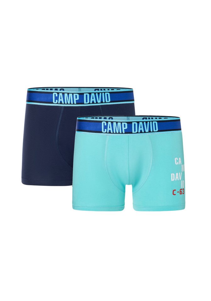 CAMP DAVID Boxershorts casual (2er Pack) mit elastischem Bund von CAMP DAVID