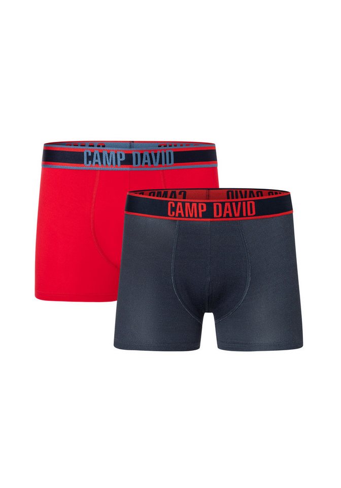 CAMP DAVID Boxershorts casual (2er Pack) mit elastischem Bund von CAMP DAVID