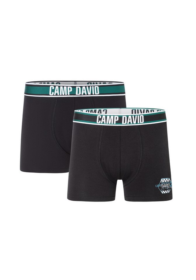 CAMP DAVID Boxershorts casual (2er Pack) mit elastischem Bund von CAMP DAVID