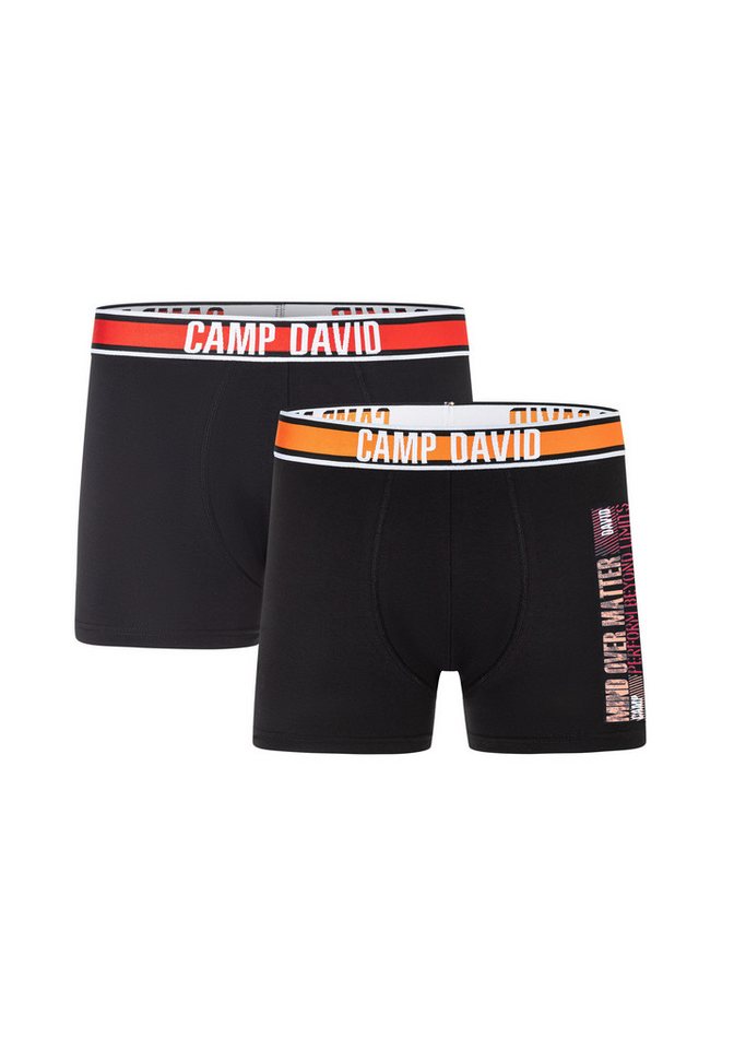 CAMP DAVID Boxershorts casual (2er Pack) mit elastischem Bund von CAMP DAVID