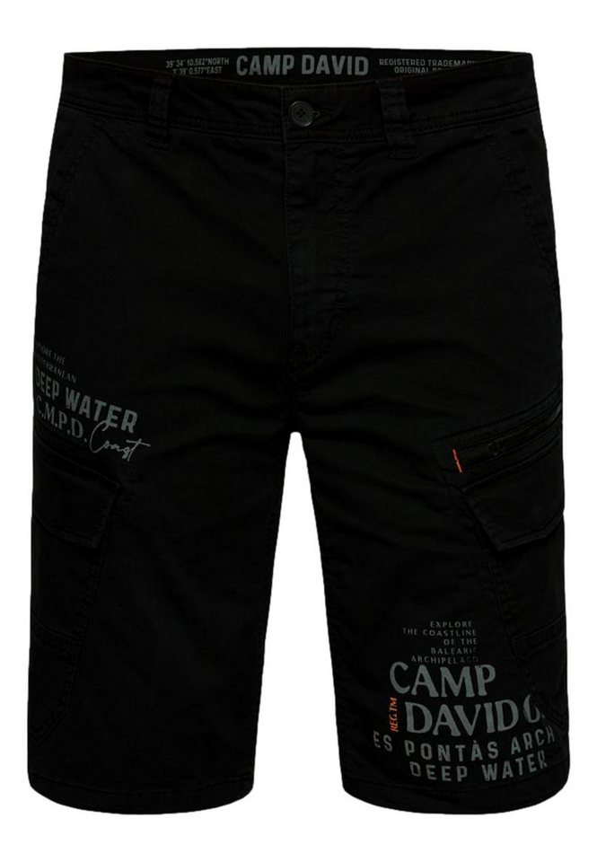 CAMP DAVID Cargoshorts Cargoshorts kurze Hose mit vielen Taschen (1-tlg) von CAMP DAVID
