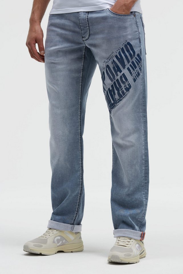 CAMP DAVID Comfort-fit-Jeans aus Sweatmaterial von CAMP DAVID