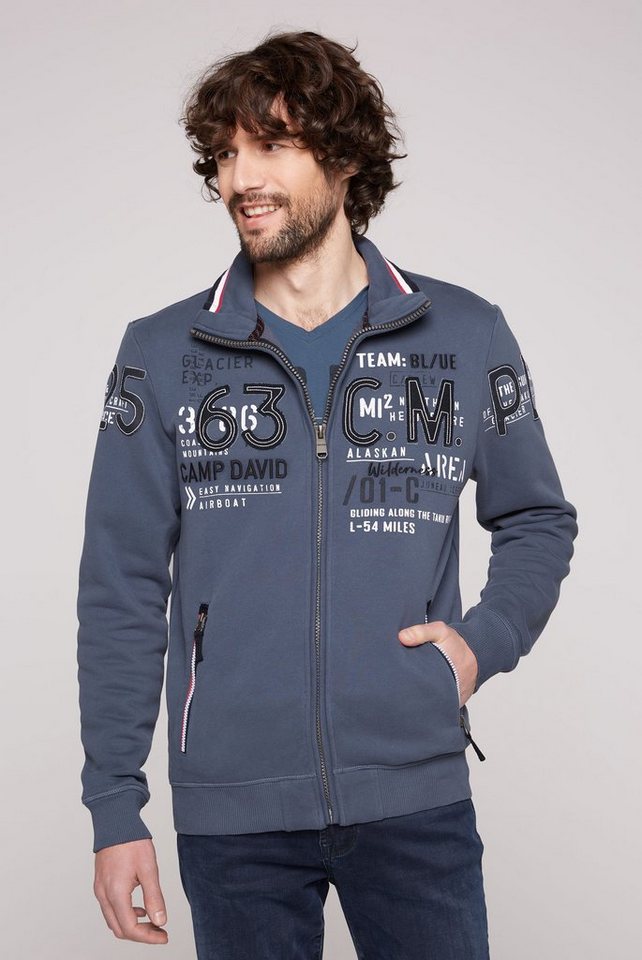 CAMP DAVID Hoodie mit Label-Applikationen von CAMP DAVID