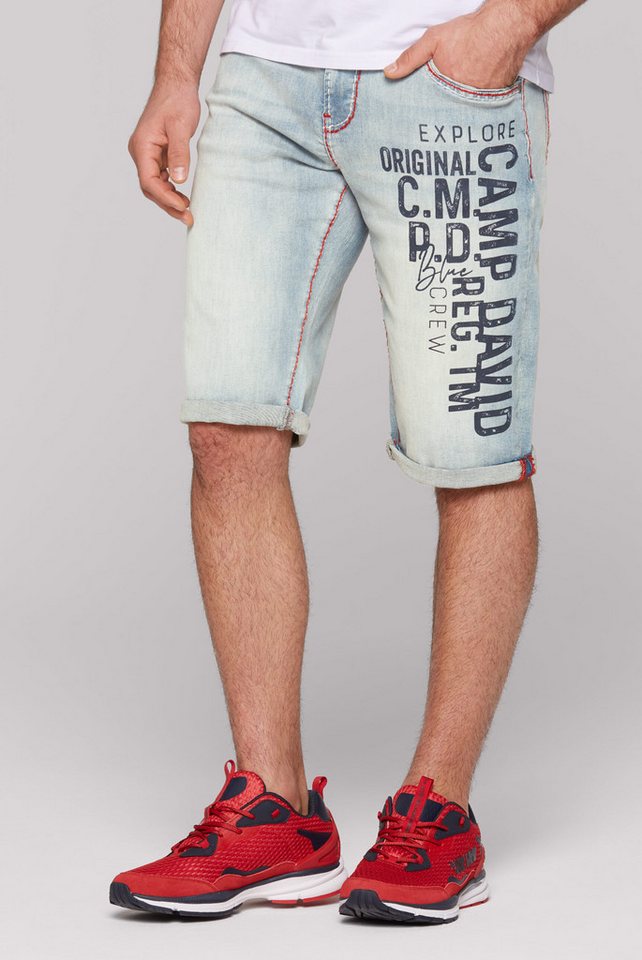 CAMP DAVID Jeansshorts mit Turn-Up Saum von CAMP DAVID