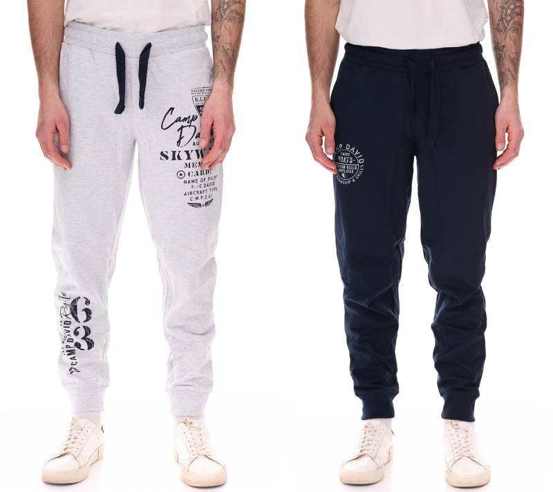 CAMP DAVID Jogginghose Herren SALE 428251 Dunkelblau oder Grau von CAMP DAVID