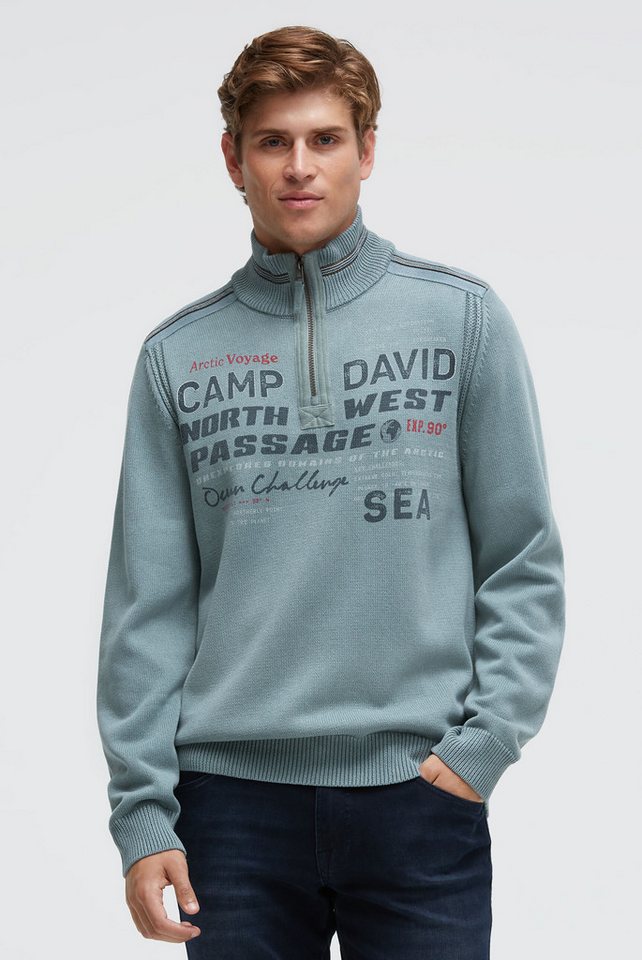 CAMP DAVID Troyer aus Baumwolle von CAMP DAVID