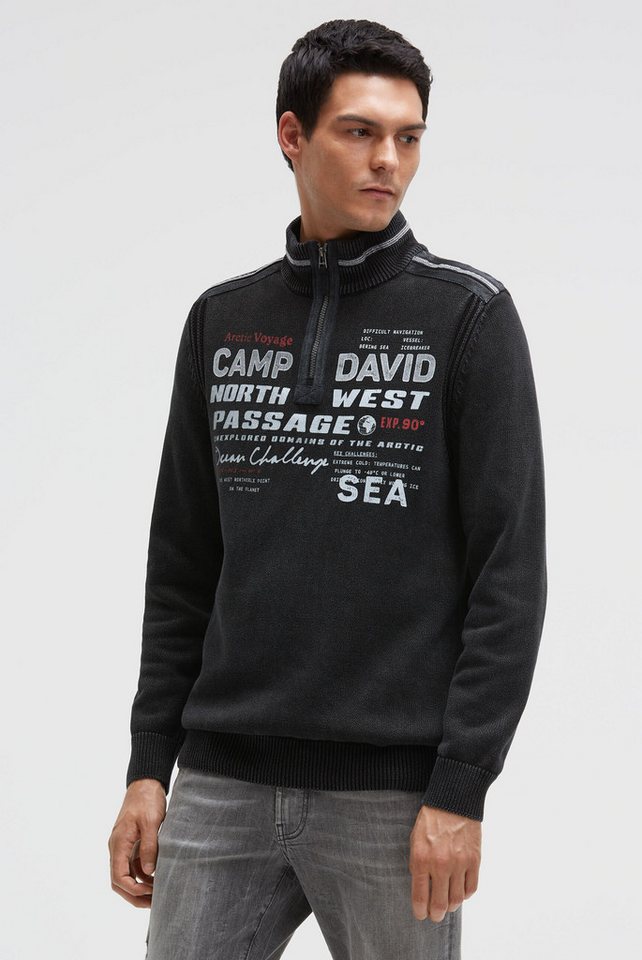CAMP DAVID Troyer aus Baumwolle von CAMP DAVID