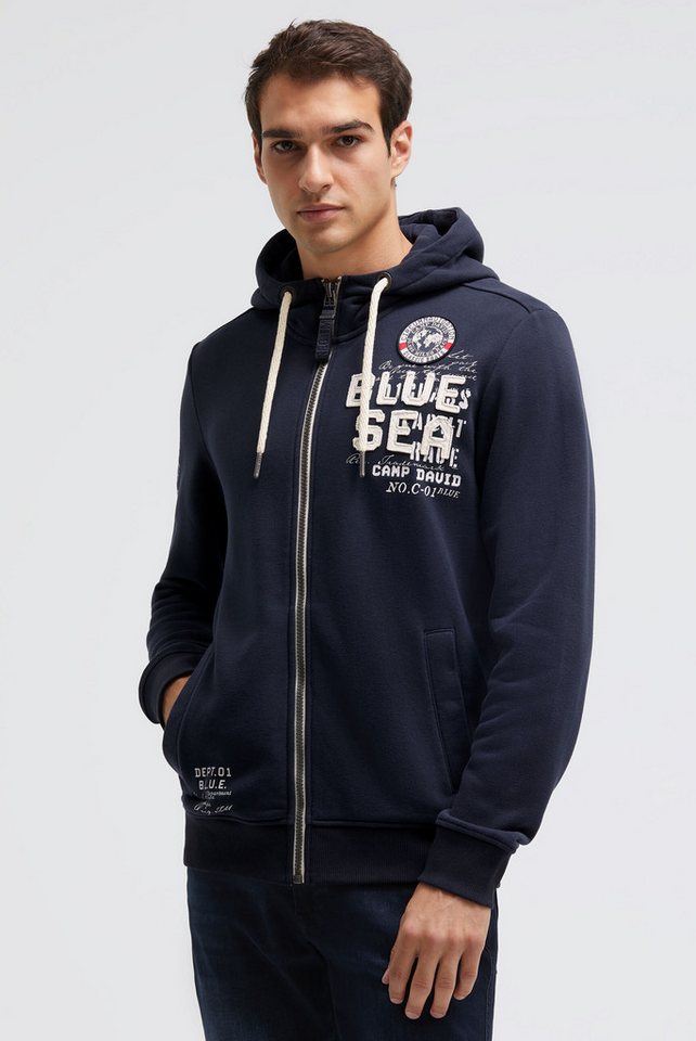 CAMP DAVID Kapuzensweatjacke mit Baumwolle von CAMP DAVID