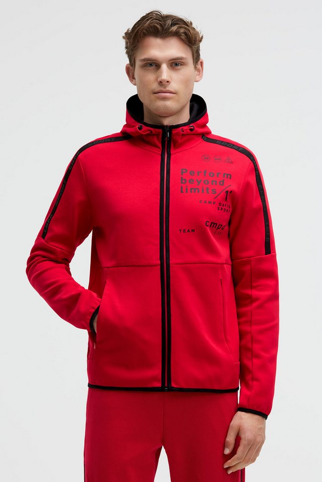 CAMP DAVID Kapuzensweatjacke mit elastischen Saumabschlüssen von CAMP DAVID