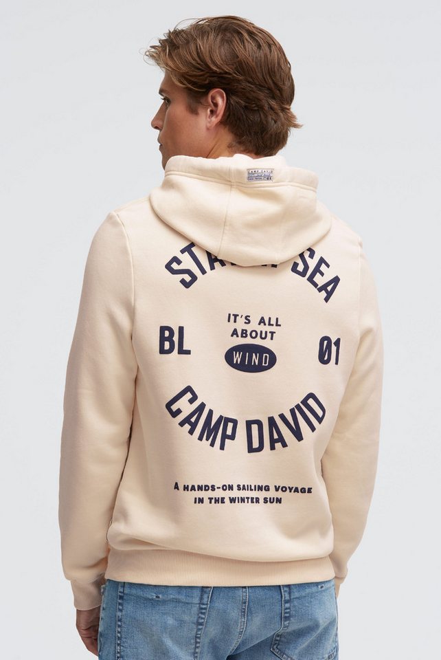 CAMP DAVID Kapuzensweatshirt mit reflektierenden Details von CAMP DAVID