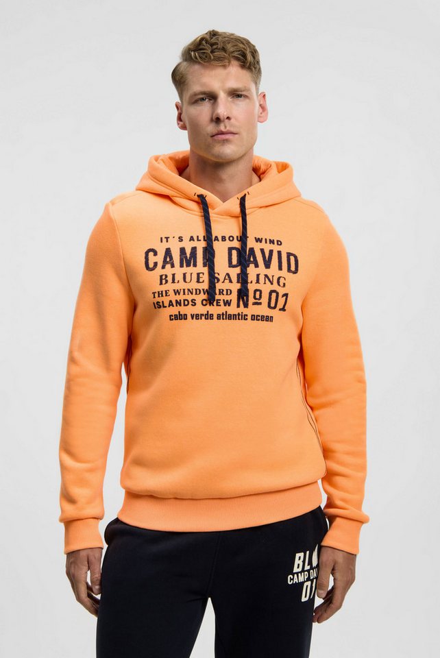 CAMP DAVID Kapuzensweatshirt mit reflektierenden Details von CAMP DAVID