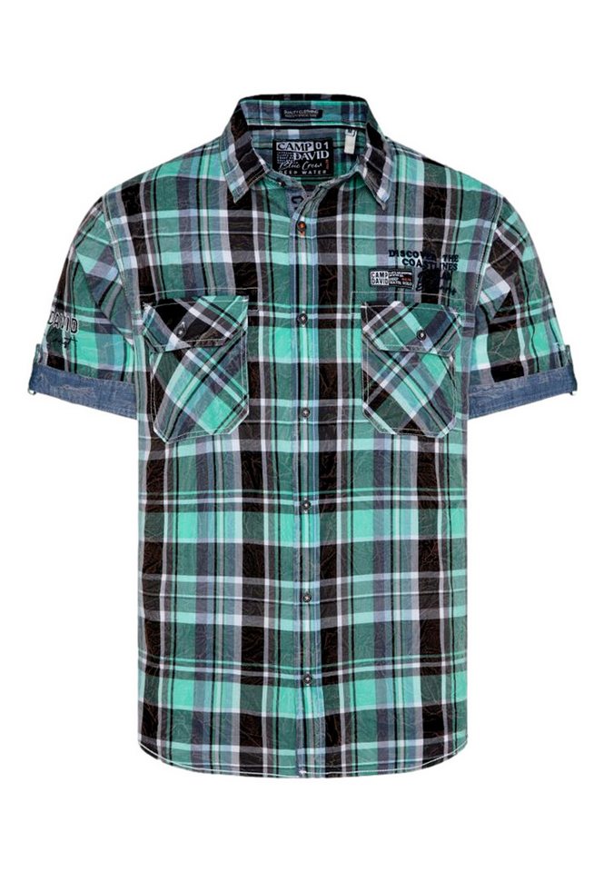 CAMP DAVID Kurzarmhemd Hemd Kurzarmhemd (1-tlg) von CAMP DAVID