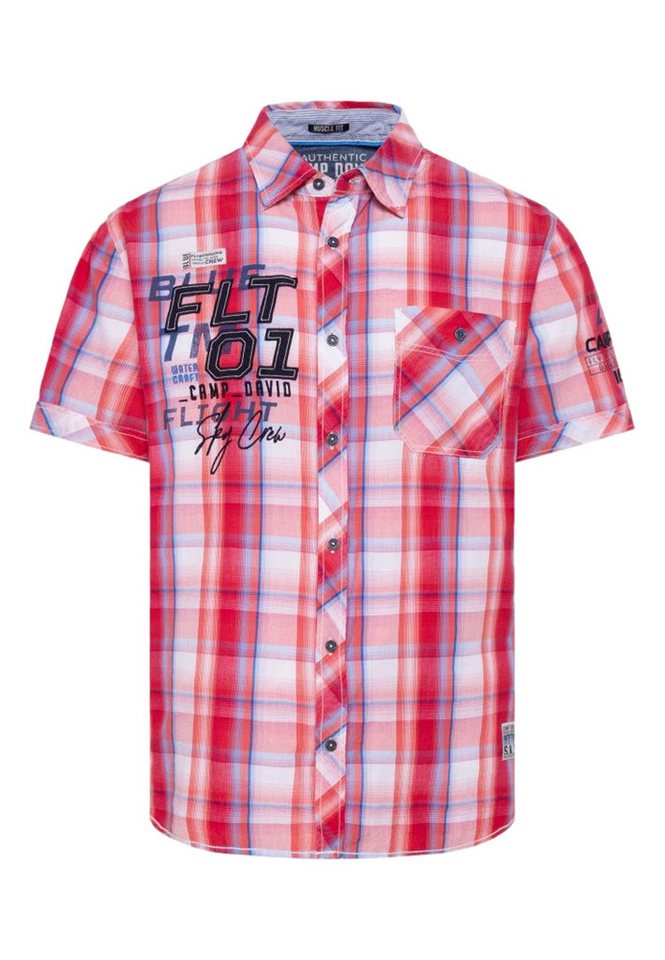 CAMP DAVID Kurzarmhemd Hemd Kurzarmhemd (1-tlg) von CAMP DAVID