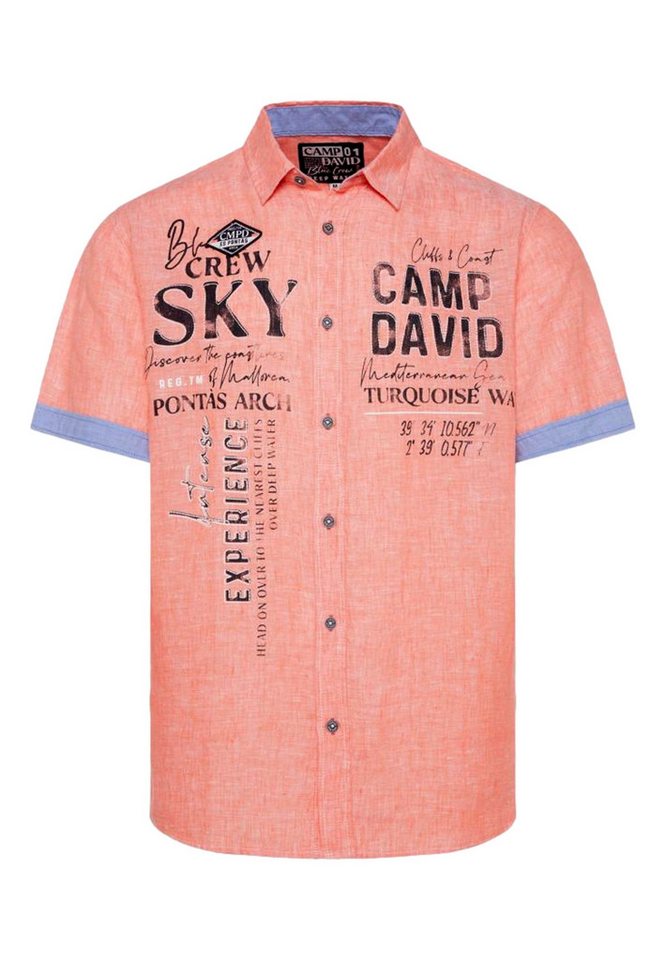 CAMP DAVID Kurzarmhemd Hemd Kurzarmhemd (1-tlg) von CAMP DAVID