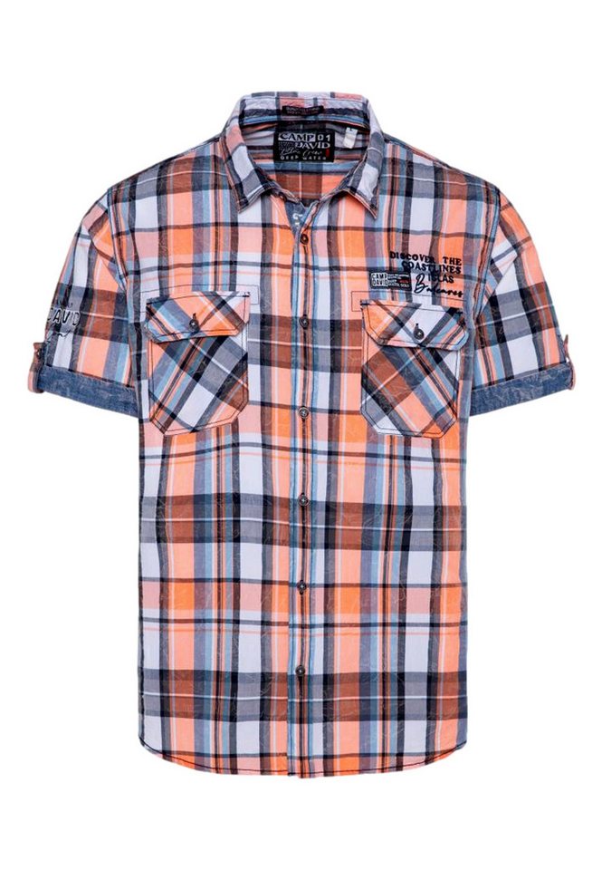 CAMP DAVID Kurzarmhemd Hemd Kurzarmhemd (1-tlg) von CAMP DAVID