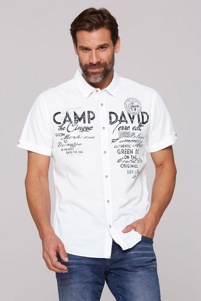 CAMP DAVID Kurzarmhemd mit Kentkragen CAMP DAVID Kurzarmhemd mit Kentkragen von CAMP DAVID