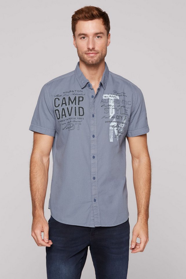 CAMP DAVID Kurzarmhemd mit Webstruktur von CAMP DAVID