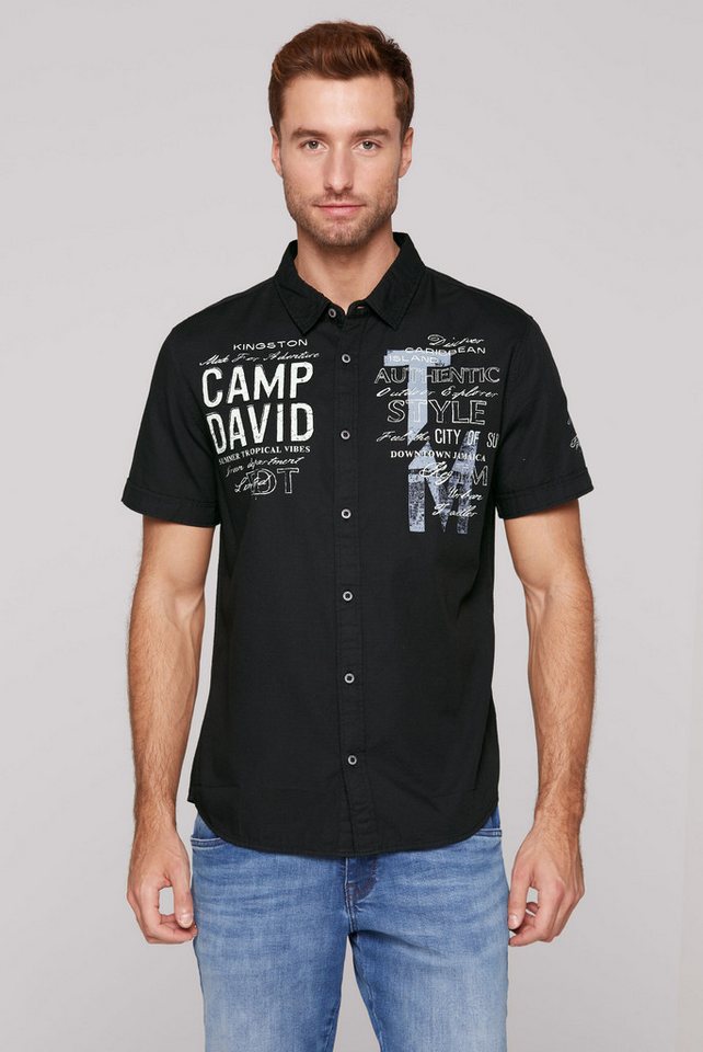 CAMP DAVID Kurzarmhemd mit Webstruktur von CAMP DAVID