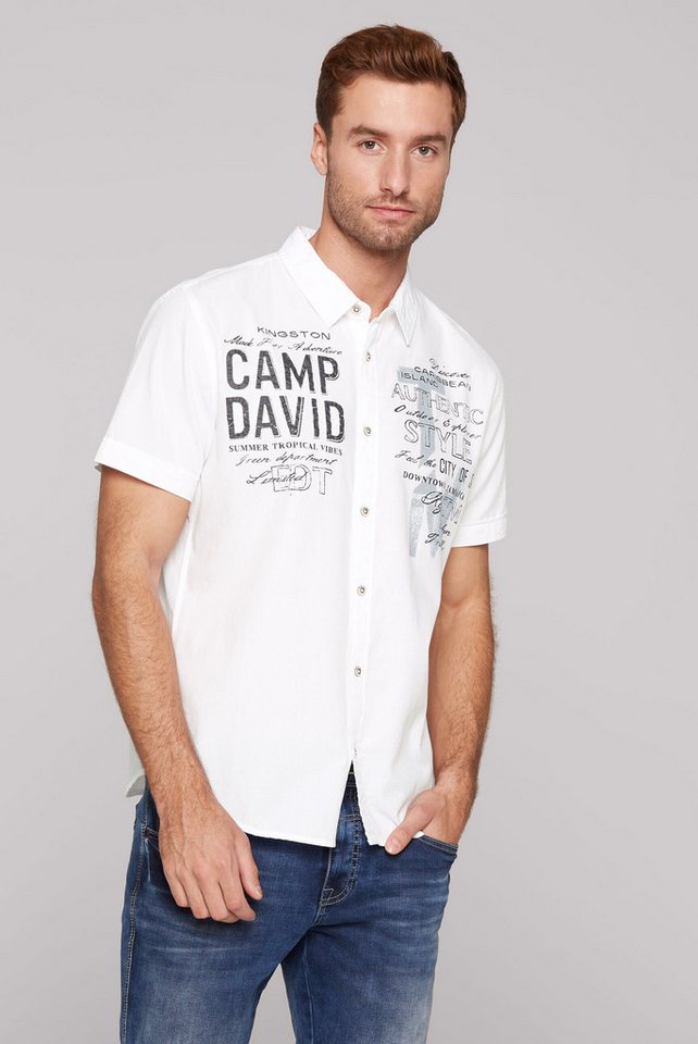 CAMP DAVID Kurzarmhemd mit Webstruktur CAMP DAVID Kurzarmhemd mit Webstruktur von CAMP DAVID