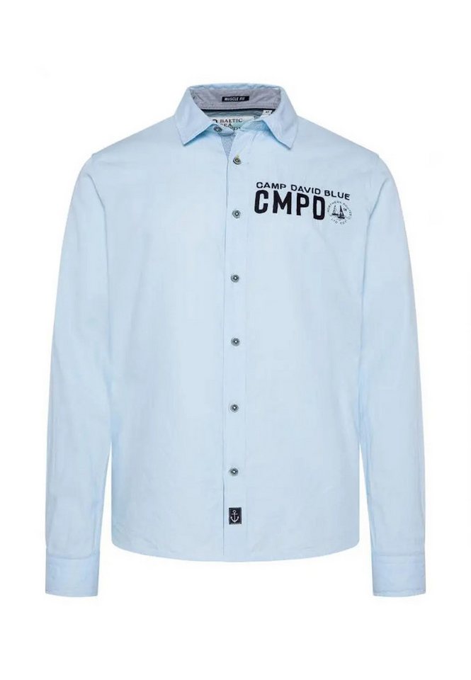 CAMP DAVID Langarmhemd Hemd CRUISE NORTH Langarmhemd (1-tlg) von CAMP DAVID