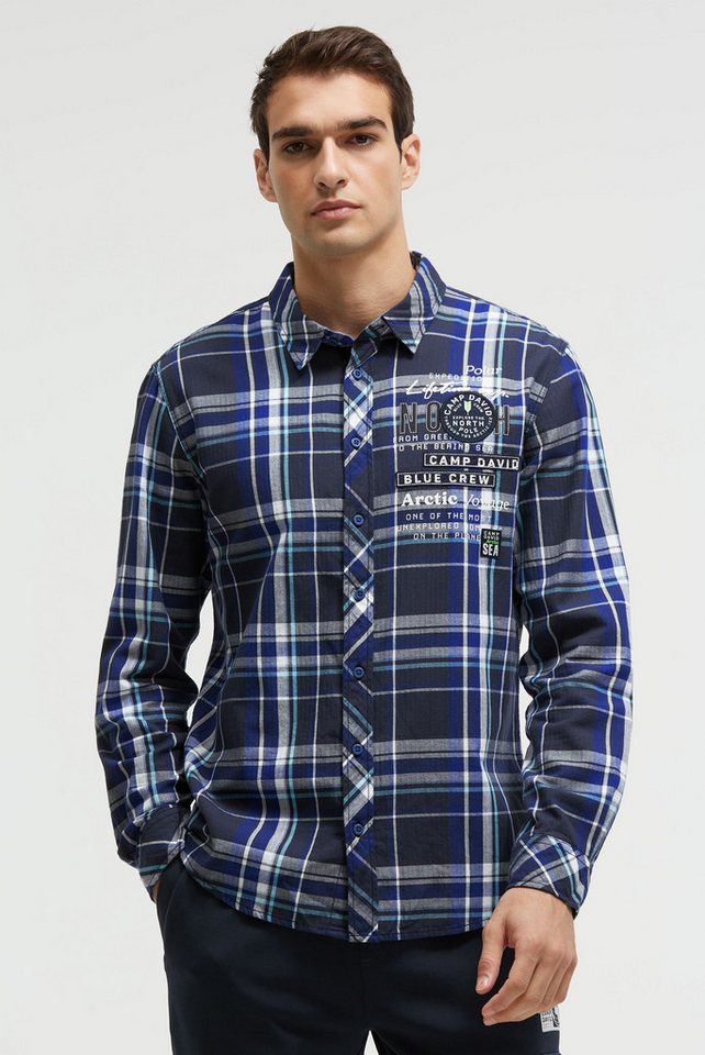 CAMP DAVID Langarmhemd aus Baumwolle CAMP DAVID Langarmhemd aus Baumwolle von CAMP DAVID