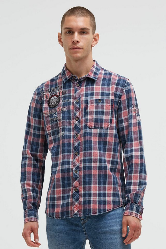 CAMP DAVID Langarmhemd mit Brusttasche von CAMP DAVID