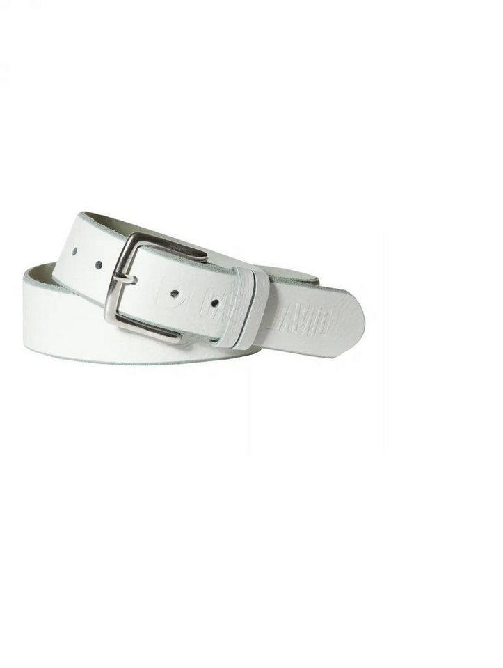 CAMP DAVID Ledergürtel Herren Gürtel mit Used-Optik white mit starker Narbung, Vollledergürtel von CAMP DAVID