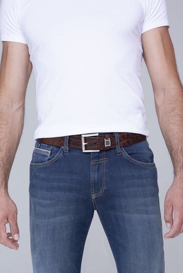 CAMP DAVID Ledergürtel mit verstellbarer Weite von CAMP DAVID