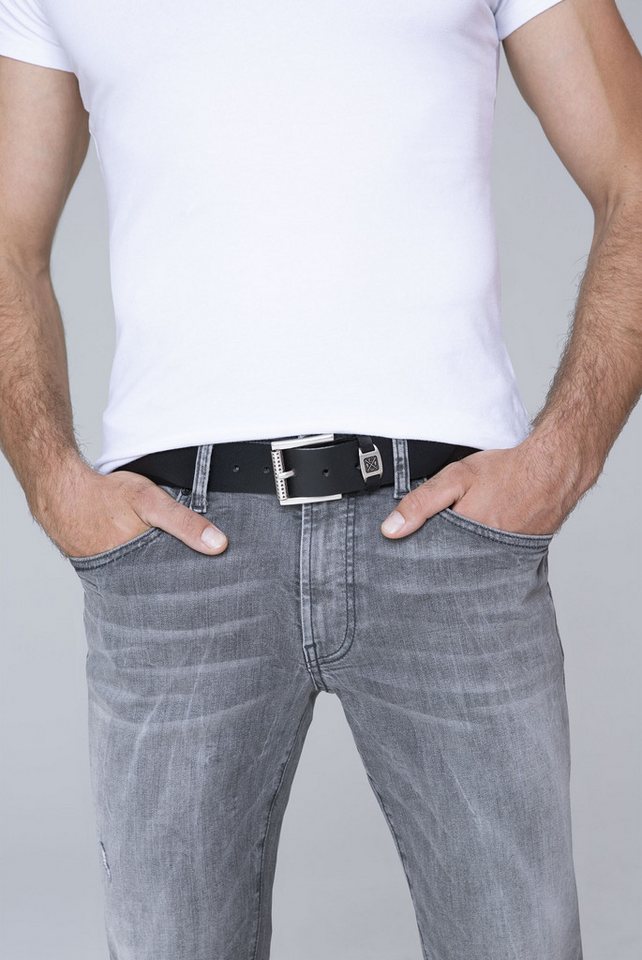 CAMP DAVID Ledergürtel mit verstellbarer Weite von CAMP DAVID