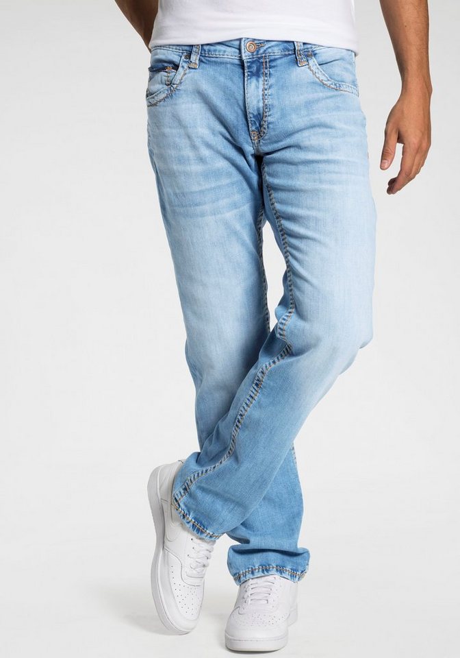 CAMP DAVID Loose-fit-Jeans CO:NO mit markanten Nähten und Stretch von CAMP DAVID
