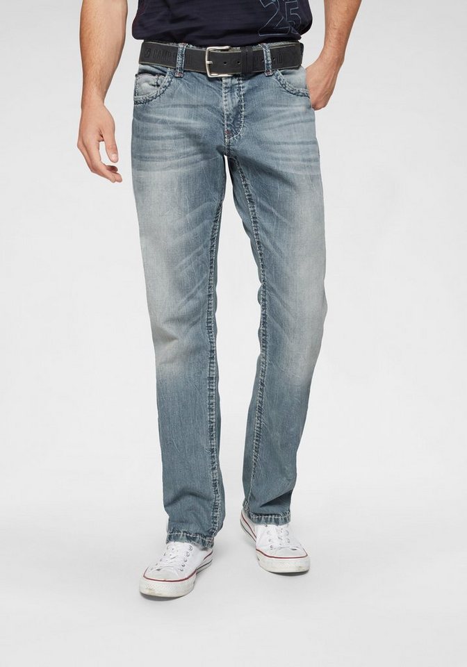 CAMP DAVID Loose-fit-Jeans CO:NO:C622 mit markanten Nähten von CAMP DAVID