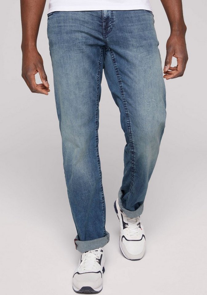 CAMP DAVID Loose-fit-Jeans mit markanten Nähten und Stretch von CAMP DAVID