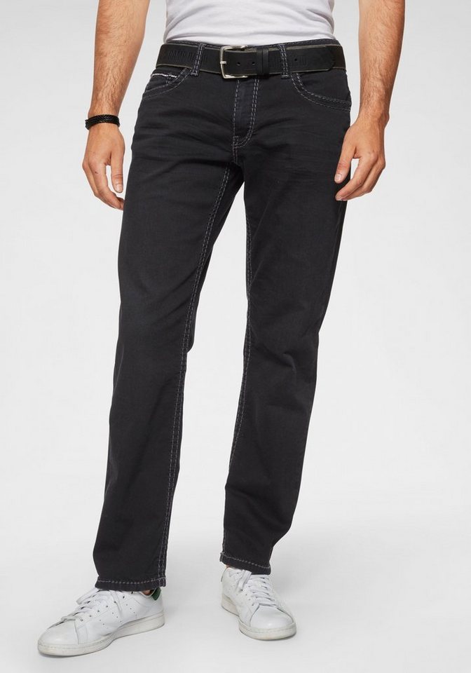 CAMP DAVID Loose-fit-Jeans CO:NO mit markanten Nähten und Stretch von CAMP DAVID