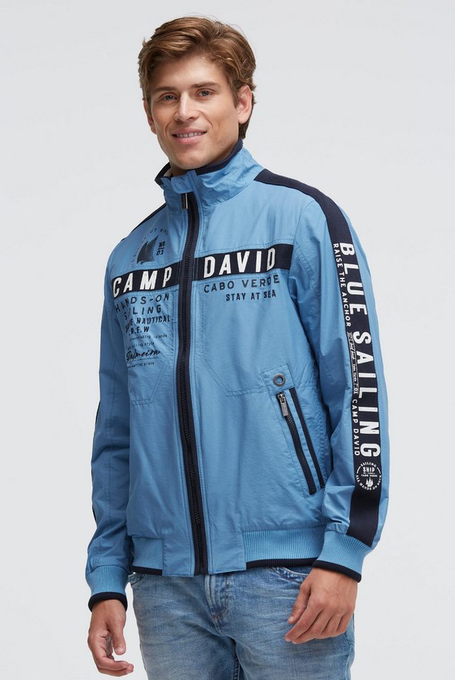 CAMP DAVID Outdoorjacke mit Stehkragen & Reißverschlusstaschen von CAMP DAVID