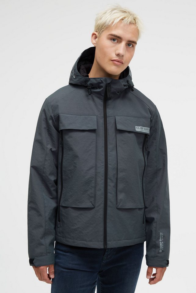 CAMP DAVID Outdoorjacke mit längerer Rückenpartie von CAMP DAVID